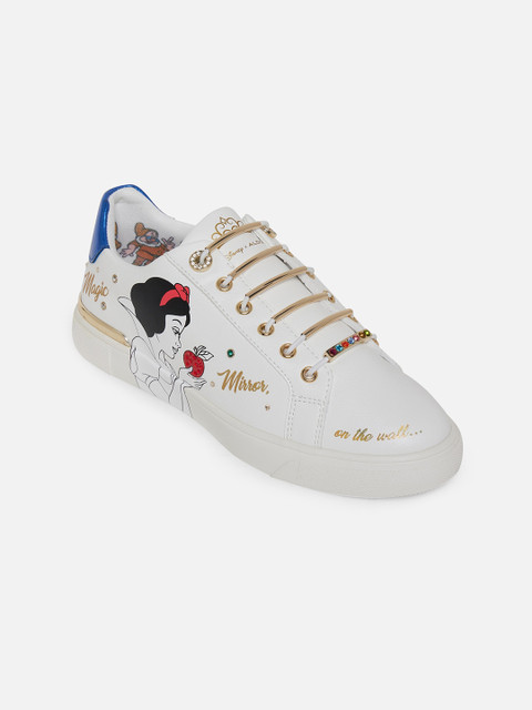 

ALDO Women White Snow White Printed Sneakers
