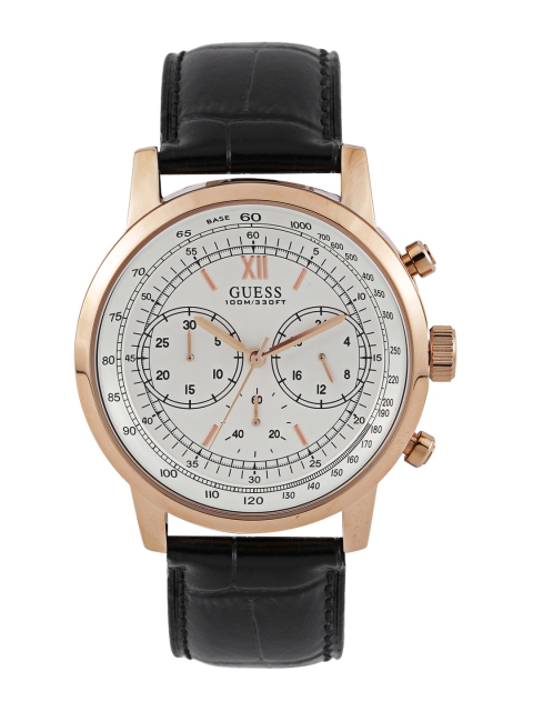 

GUESS Men Off-White Chronograph Watch W0916G2