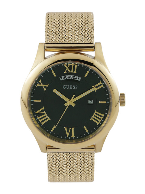 

GUESS Men Dark Green Dial Watch W0923G2