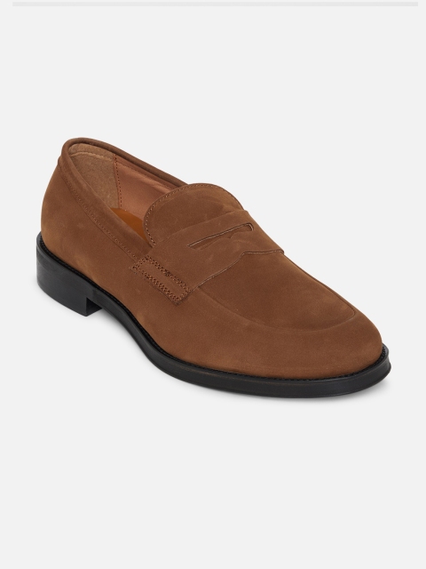 

ALDO Men Brown Leather Loafers