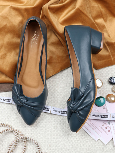 

THE WHITE POLE Grey Block Sandals