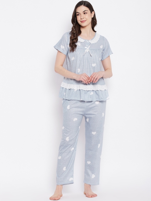 

Camey Women Grey Night suits