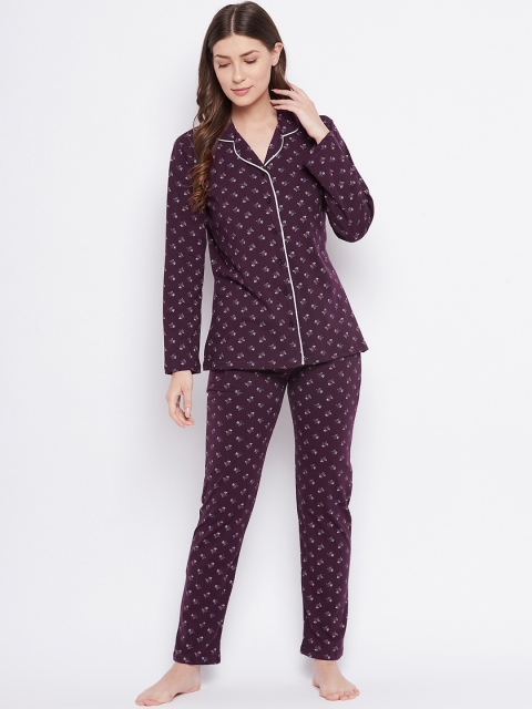 

Camey Women Brown Night suits