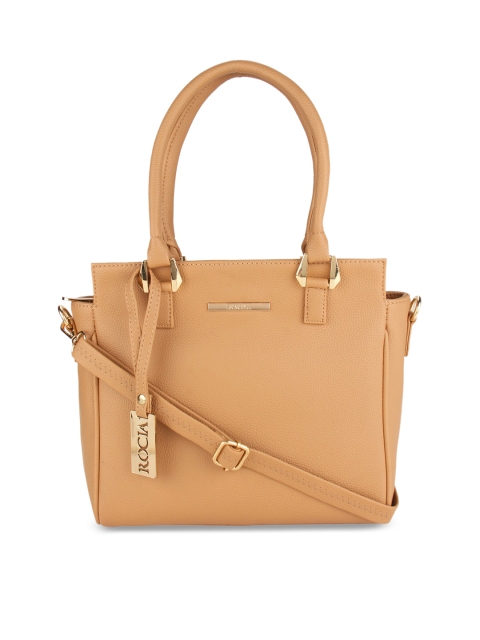 

Rocia Beige PU Swagger Handheld Bag