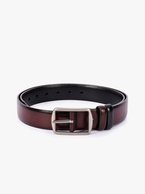 

BuckleUp Men Coffee Brown Leather Belt