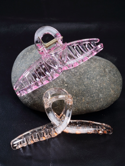 

Stoln Girls Pink & Peach-Coloured Set of 2 Claw Clip
