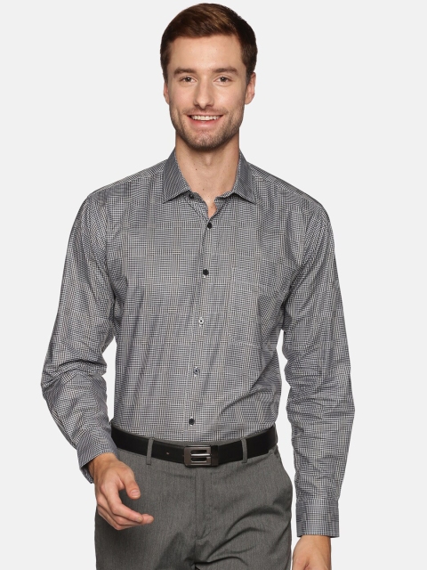 

DON VINO Men Grey Relaxed Horizontal Stripes Striped Formal Shirt