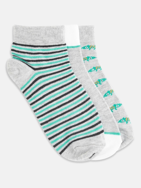 

Pantaloons Junior Infants Boys Pack Of 3 Assorted Ankle-Length Socks