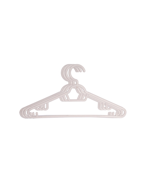 

MARKET99 Set Of 4 Peach Solid Plastic Hanger