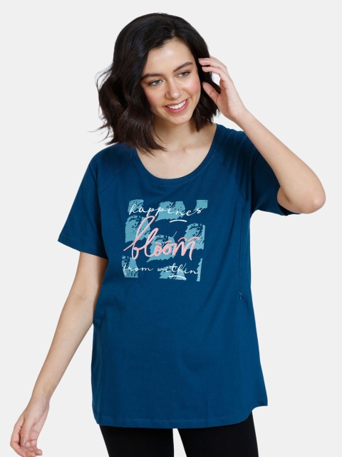 

Zivame Blue Print Top