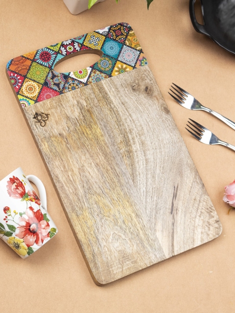 

MARKET99 Brown Solid Chopping Board