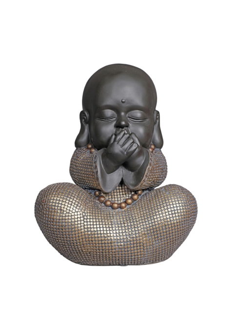 

TANSHA QUO Brown Do Not Talk Bad Decorative Showpiece