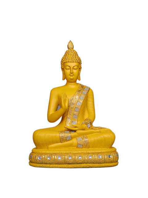 

TANSHA QUO Gold-Toned Polyresin Buddha Decorative Showpiece