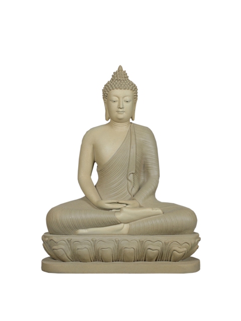 

TANSHA QUO Grey Polyresin Buddha Showpiece