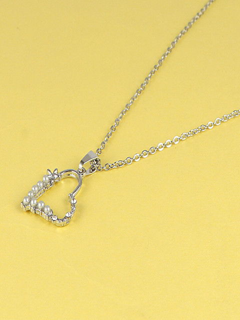 

Jewelz Silver-Toned Silver-Plated Chain