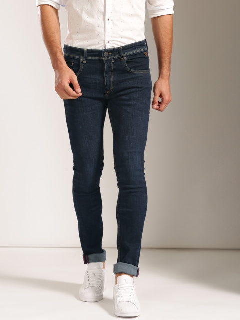 

Harvard Men Blue Skinny Fit Mid-Rise Clean Look Jeans