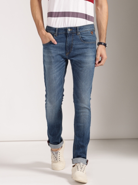 

Harvard Men Blue Skinny Fit Mid-Rise Clean Look Jeans