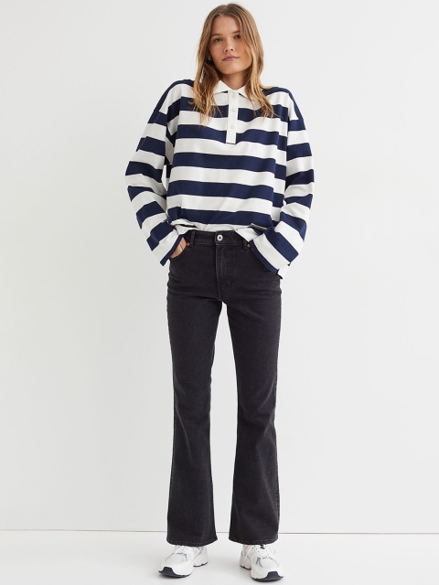 

H&M Women Black Flared Jeans