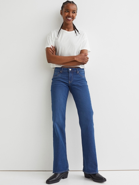 

H&M Blue Flare Low Jeans