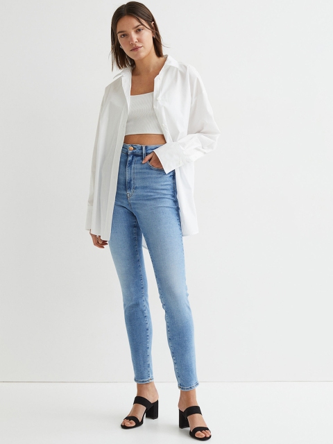 

H&M Women Blue True To You Skinny High Jeans