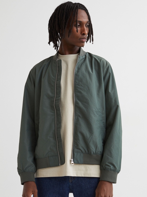 

H&M Green Lightweight Bomber Jacket