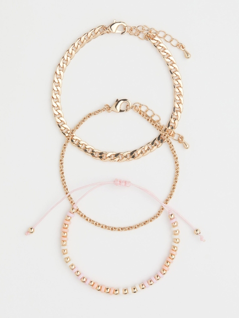 

H&M Women Gold 3-Pack Bracelets