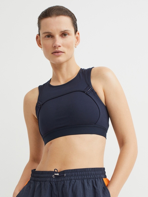 

H&M Women Blue Sports Bra Medium/High Support