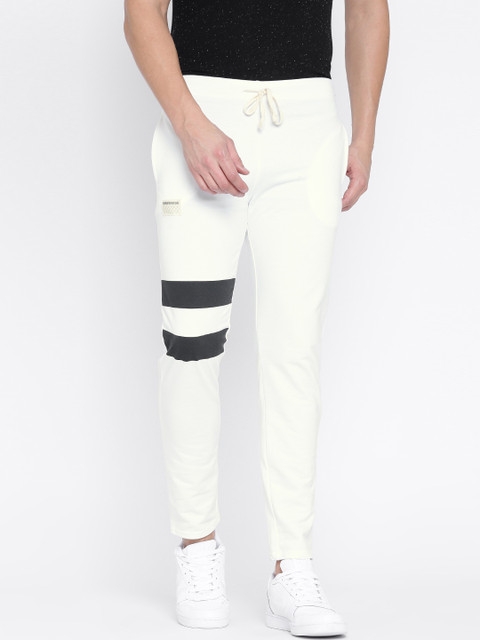 

Hubberholme White Slim Fit Track Pants