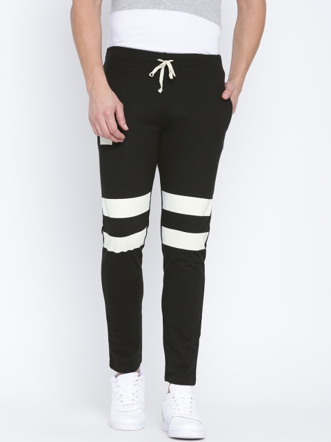 

Hubberholme Black Striped Detail Slim Track Pants
