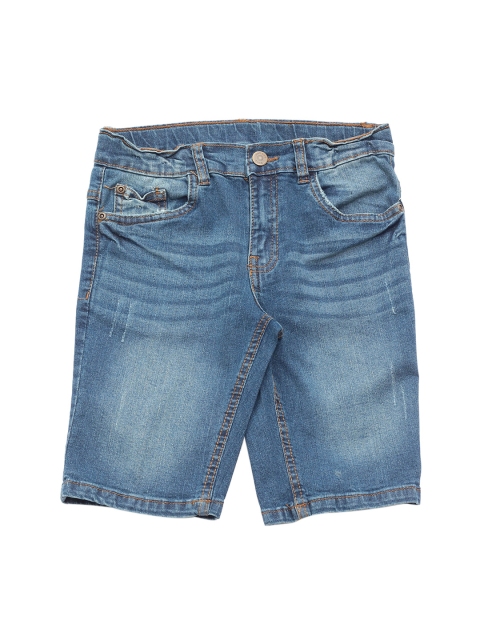 

Lil Lollipop Kids Blue Mild Distressed Denim Shorts