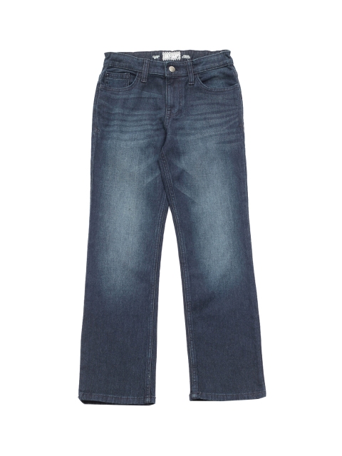 

Lil Lollipop Unisex Kids Blue Low Distress Jeans