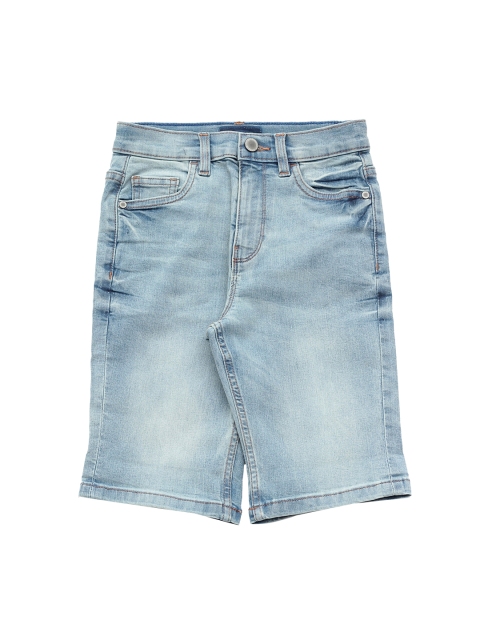 

Lil Lollipop Unisex Kids Blue Washed Denim Shorts