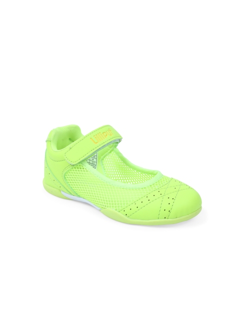 

Lilliput Girls Green Solid Mary Janes