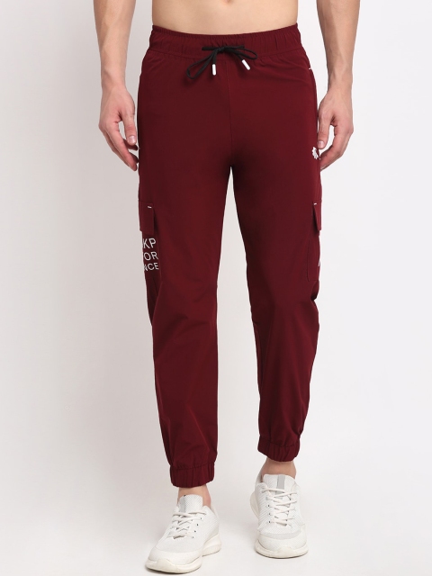 

Gallus Men Maroon Solid Joggers