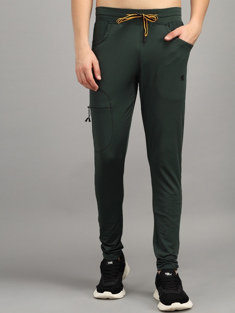 

Gallus Men Bottle-Green Solid Training Track Pant