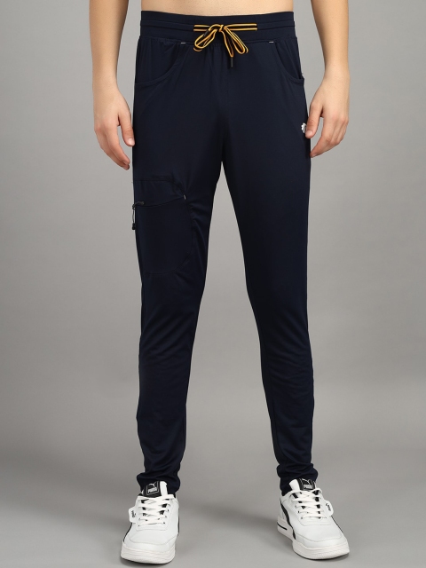 

Gallus Men Navy Blue Solid Track Pants