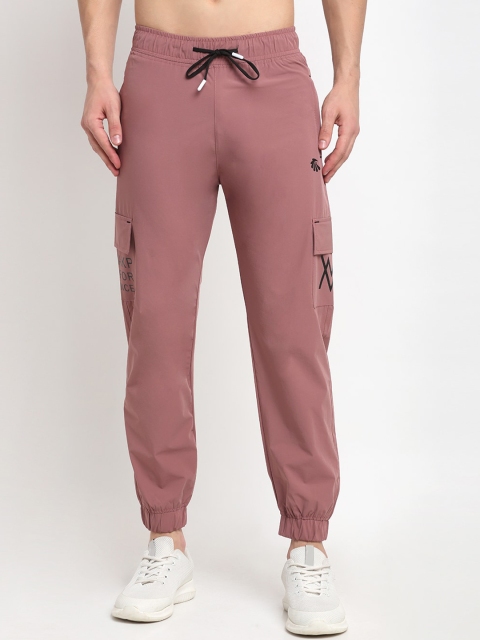 

Gallus Men Pink Solid Joggers