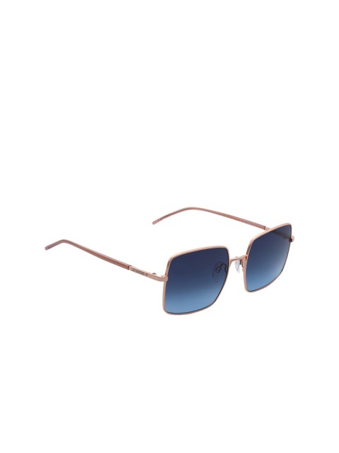 

LOVE MOSCHINO Women Blue Lens & Rose Gold Sunglasses & UV Protected Lens MOL022/S DDB 5608