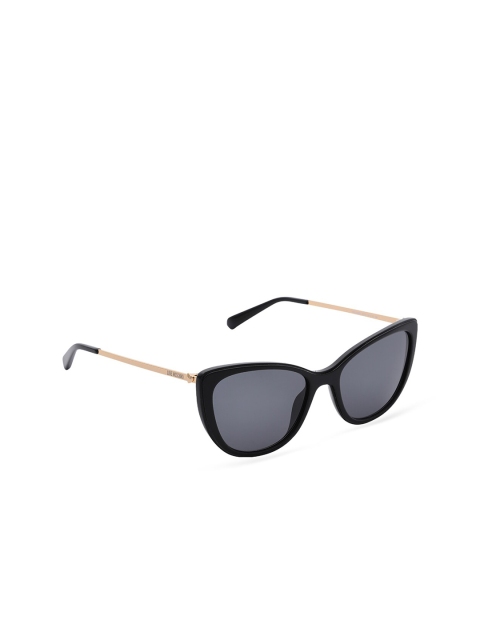 

LOVE MOSCHINO Women Grey Lens & Gold-Toned Cateye Sunglasses MOL036/S 807 54IR
