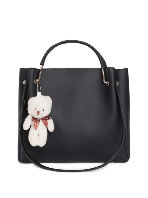 

Fostelo Black PU Structured Handheld Bag