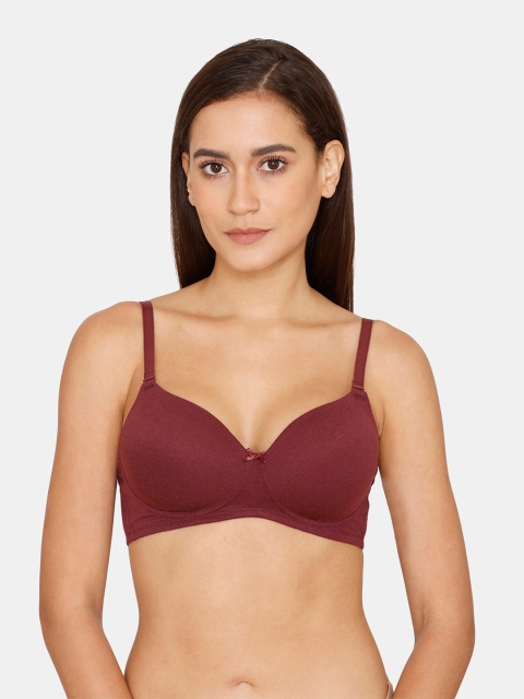 

Rosaline by Zivame Purple T-shirt Bra Lightly Padded