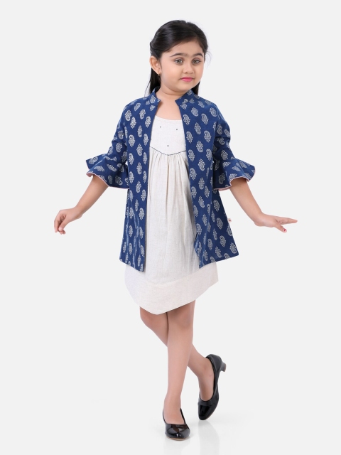 

Ashneeta White A-Line Dress with Jacket