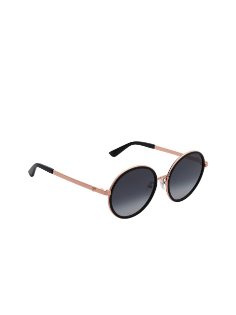 

MOSCHINO Women Black Lens & Rose Gold-Toned Round Sunglasses MOS059/F/S 807 559O