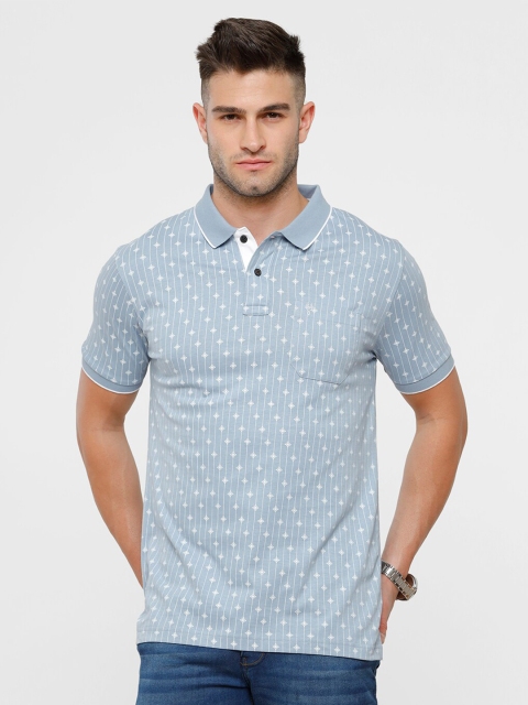 

Classic Polo Men Plus Size Blue Polo Collar Slim Fit Cotton T-shirt