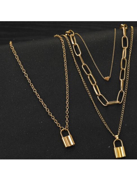 

Vembley Gold-Toned Gold-Plated Layered Necklace