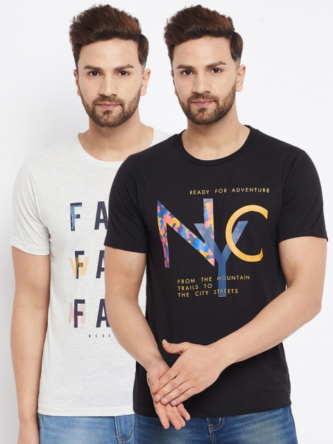 

THE MILLION CLUB Men Black Printed T-shirt