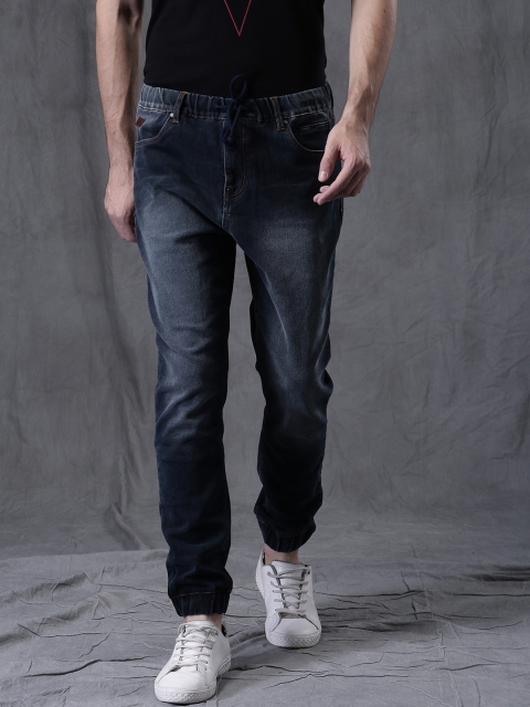 

WROGN Men Blue Slim Fit Joggers