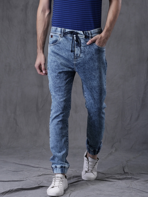 

WROGN Men Blue Slim Fit Jogger Jeans
