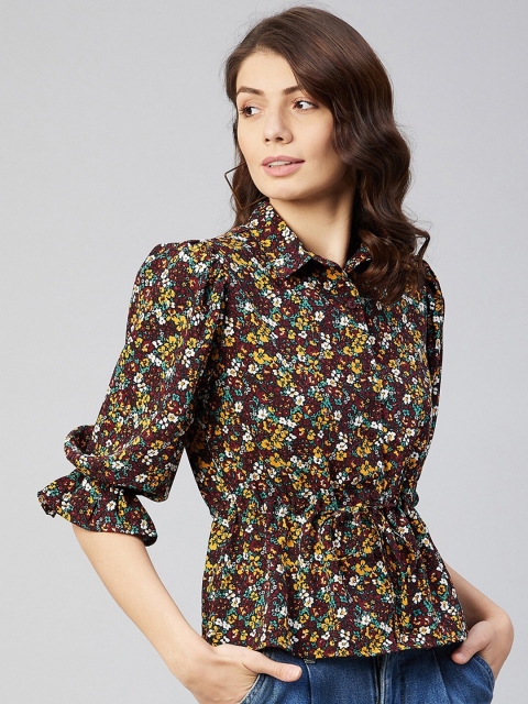 

Carlton London Multicoloured Floral Print Shirt Style Top, Multi