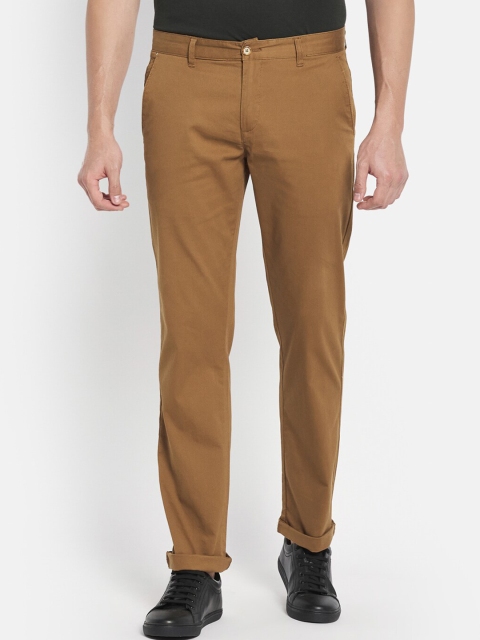 

Octave Men Brown Chinos Trousers